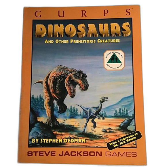 GURPS Dinosaurs And Other Prehistoric Creatures Steve Jackson Games - Picture 1 of 2